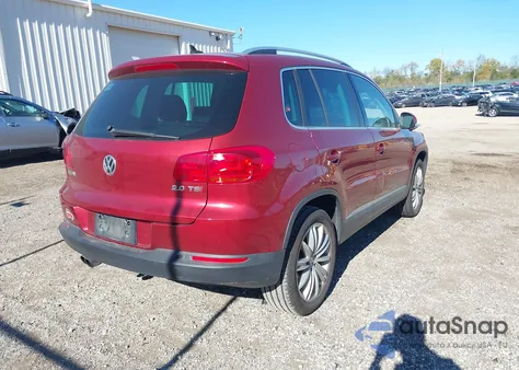 2014 Volkswagen Tiguan Se из США, поврежденный, VIN WVGAV3AX4EW080406